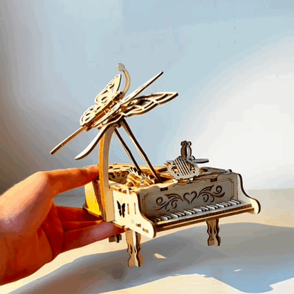 Grand Piano Shaped Music Box Puzzle